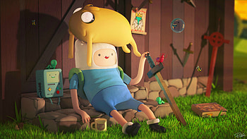 Adventure Time, adventure-time, tv-shows, animated-tv-series, artwork, finn-the-human, jake-the-dog HD wallpaper