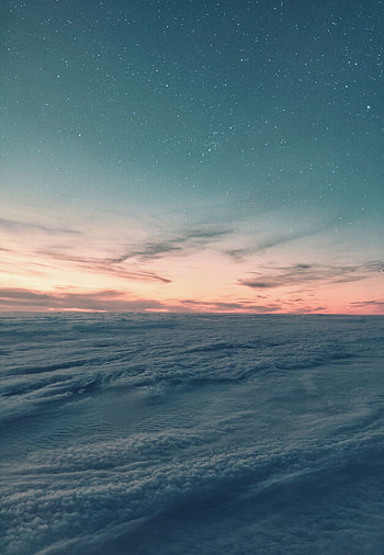 Nature, Sky, Clouds, View From Above, Horizon HD phone wallpaper