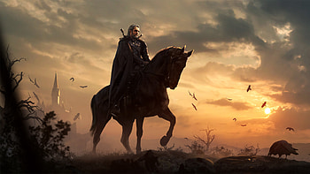 Henry Cavill Geralt Of Rivia, geralt-of-rivia, tv-shows, artwork, artist, digital-art, netflix, deviantart, henry-cavill HD wallpaper