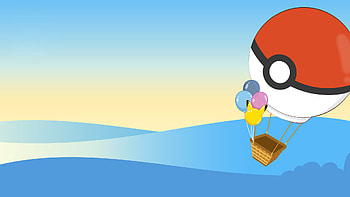 Pokemon Adventure: Soaring Skies with Poké Ball Balloon, Pokemon HD wallpaper