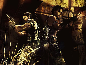 chris and sheva, chris, resident evil 5 HD wallpaper