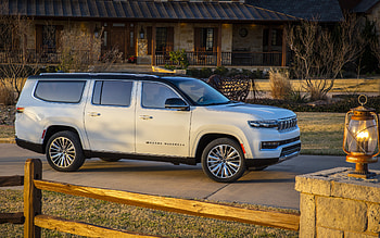 2023, Jeep Grand Wagoneer L, , side view, exterior, white Grand Wagoneer L, SUV, american cars, Jeep HD wallpaper