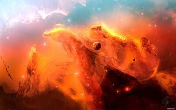 Landscape, Planets, Universe, Stars HD wallpaper