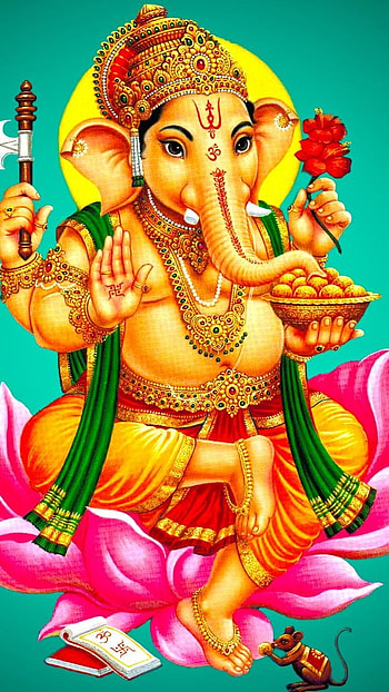 Shri Ganesh, Ganesh Ji, Mushak Ji HD phone wallpaper