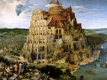 City, Tower Of Babel, Sci Fi HD wallpaper