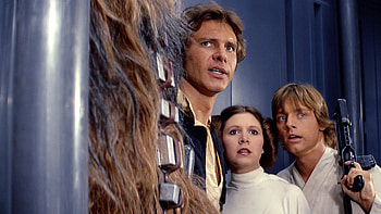 Han Solo and Luke Skywalker, Leia Organa HD wallpaper