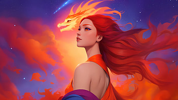 Rising From The Ashes, artist, artwork, digital-art HD wallpaper