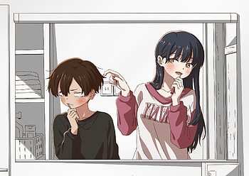 Yamada & Ichikawa, Anime, The Dangers in My Heart, Anna Yamada (The Dangers in My Heart), Ichikawa Kyoutarou (The Dangers in My Heart) HD wallpaper