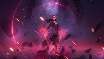 Scarlet Witch, Wandavision episode 5, Powerful Scarlet Witch, inspiration HD wallpaper