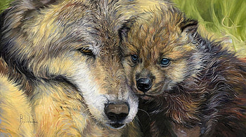 i you love, puppies, wolves, wolf, animals HD wallpaper