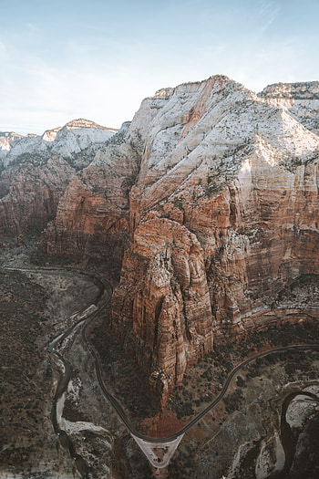 Nature, Mountains, Canyon, View From Above, Road, Valley HD phone wallpaper