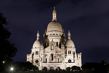 Sacred Heart Basilica, Paris Travels, , Background HD wallpaper