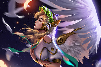 Mercy Overwatch Artwork, mercy-overwatch, overwatch, games, xbox-games, ps-games, pc-games, artwork, deviantart HD wallpaper