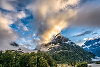 Milford Sound, fun, cool, nature, forest, mountain HD wallpaper