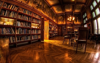 Library, Background , Study, Interior HD wallpaper