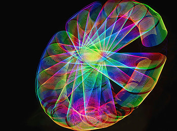 Abstract, Patterns, Multicolored, Motley, Lines, Dark Background HD wallpaper