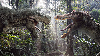 Polymorph artist, Spinosaurus rigged, 3D character, Animation project HD wallpaper