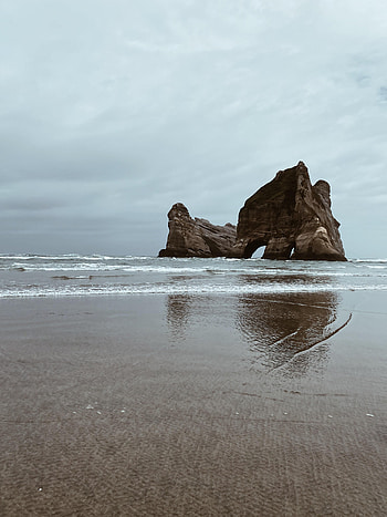 Nature, Sea, Rock, Coast, Lump HD phone wallpaper