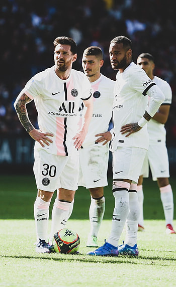 Messi y Neymar, football, Psg HD phone wallpaper