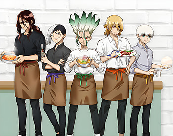 Dr. Stone Bistro Brigade — Quad Anime, Anime, Dr. Stone HD wallpaper
