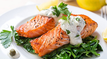 Fried salmon, graphy, , delicious, salmon, food HD wallpaper