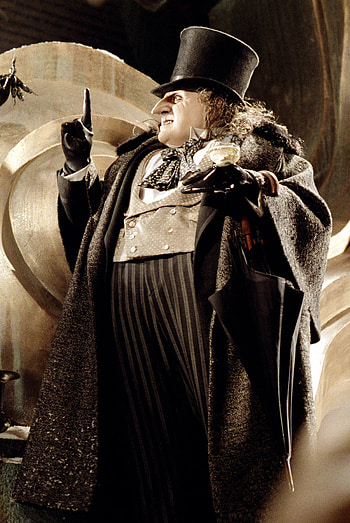 Penguin vaccinates world, Danny DeVito's Batman comic, Iconic villain, Pop culture reference HD phone wallpaper