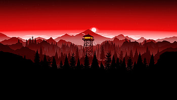 Firewatch Red, video game, Firewatch HD wallpaper