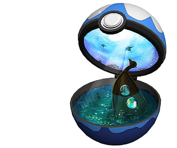 Dive Ball, cute, beauty, nice, items, 3d, cg, underwater, , adorable, water, plain, sweet, white, objects, beautiful, object, pikachu, kawaii, simple, anime, fantasy, pretty, pokeball, lovely, realistic, item, pokemon HD wallpaper