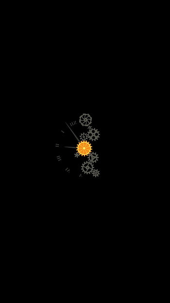 Clock, gear, minimal, dark, art, . , Samsung , Google pixel, Abstract Minimal Dark HD phone wallpaper
