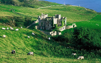 Clifden Castle, Irish Castle HD wallpaper