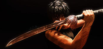 Midnight Blade — Maki Zenin ( Jujutsu Kaisen Sword ), Anime, black anime, Jujutsu Kaisen, Maki Zenin, sword HD wallpaper