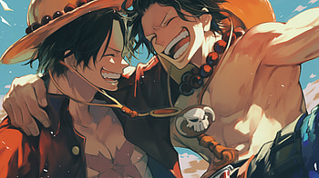 Monkey D. Luffy & Portgas D. Ace - Collection, Anime, One Piece, Monkey D. Luffy, Portgas D. Ace HD wallpaper