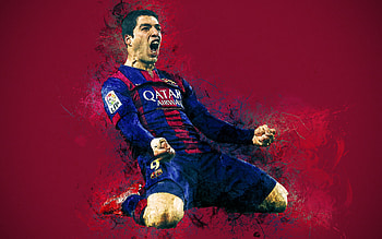 Luis Suárez, Uruguayan, Art, FC Barcelona, Soccer, Luis Suarez HD wallpaper