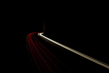 Road, Long Exposure, Glow HD wallpaper