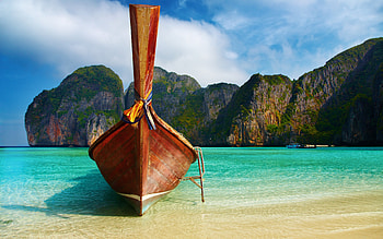 Phi Phi Islands, Beach escape, High-quality HD wallpaper