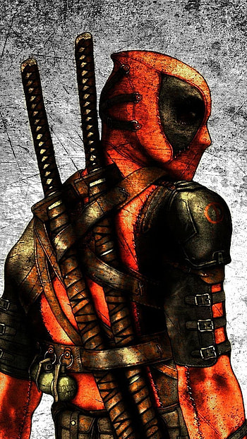 Deadpool, Sketch, Painting HD phone wallpaper