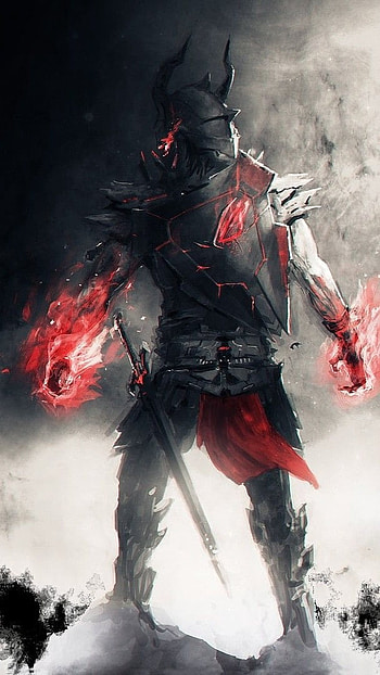 Black Devil, Samurai Art HD phone wallpaper