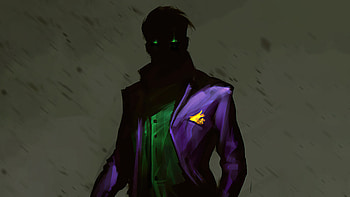 The Joker Green Eyes, joker, supervillain, superheroes, artist, artwork, digital-art, artstation HD wallpaper