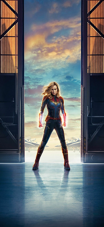 Ms. Marvel, Comics superheroine, Captain Marvel movie, XS HD phone wallpaper