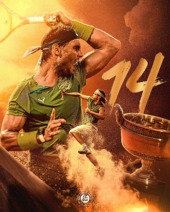 Nadal 14 veces, Tennis, spain, music, beard, Rafael, Tenis HD phone wallpaper