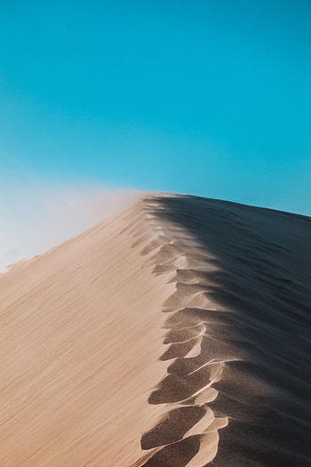 Nature, Sand, Desert, Traces, Dune HD phone wallpaper