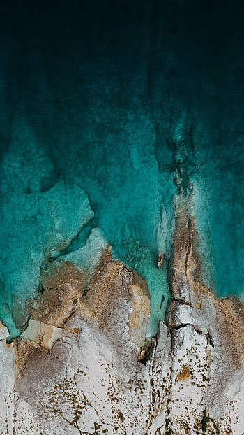 Nature, aqua, MIUI, blue, water, sea HD phone wallpaper