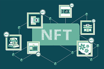NFT revolution, Digital art frenzy, Unique collectibles, Blockchain authentication HD wallpaper