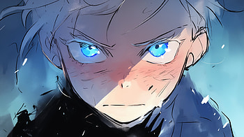 Kid Satoru Gojo Draw Serious Face from JJK Anime, Anime, Jujutsu Kaisen, Satoru Gojo HD wallpaper