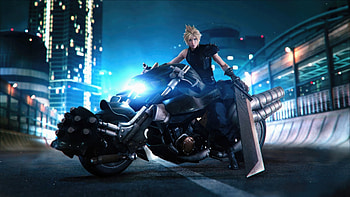 Final Fantasy 7 Remake Bike, final-fantasy-xvi, final-fantasy, games, 2024-games, ps5-games HD wallpaper