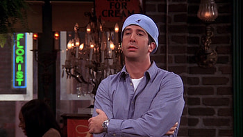 Kangol blue flat cap, David Schwimmer, Friends HD wallpaper