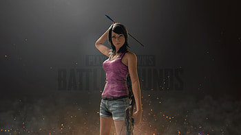 PUBG, mobile girl, video game, 2019 HD wallpaper