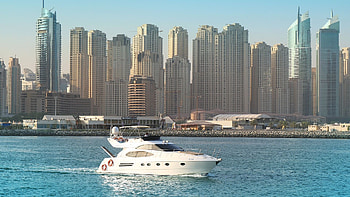 Marina Dubai, Yacht skyline, Majestic skyscrapers, Exquisite waterfront HD wallpaper