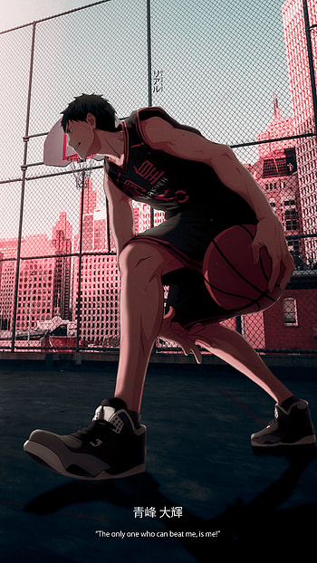 Aomine Daiki, basketball, r34ld1, kuroko, anime HD phone wallpaper