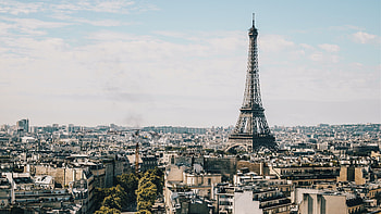 Eiffel Tower Paris buildings, Laptop , backgrounds, Architectural marvels HD wallpaper